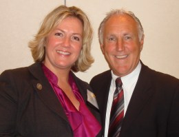 Heather Davis and Dr. Baxter Larmon as seen at EMS Expo